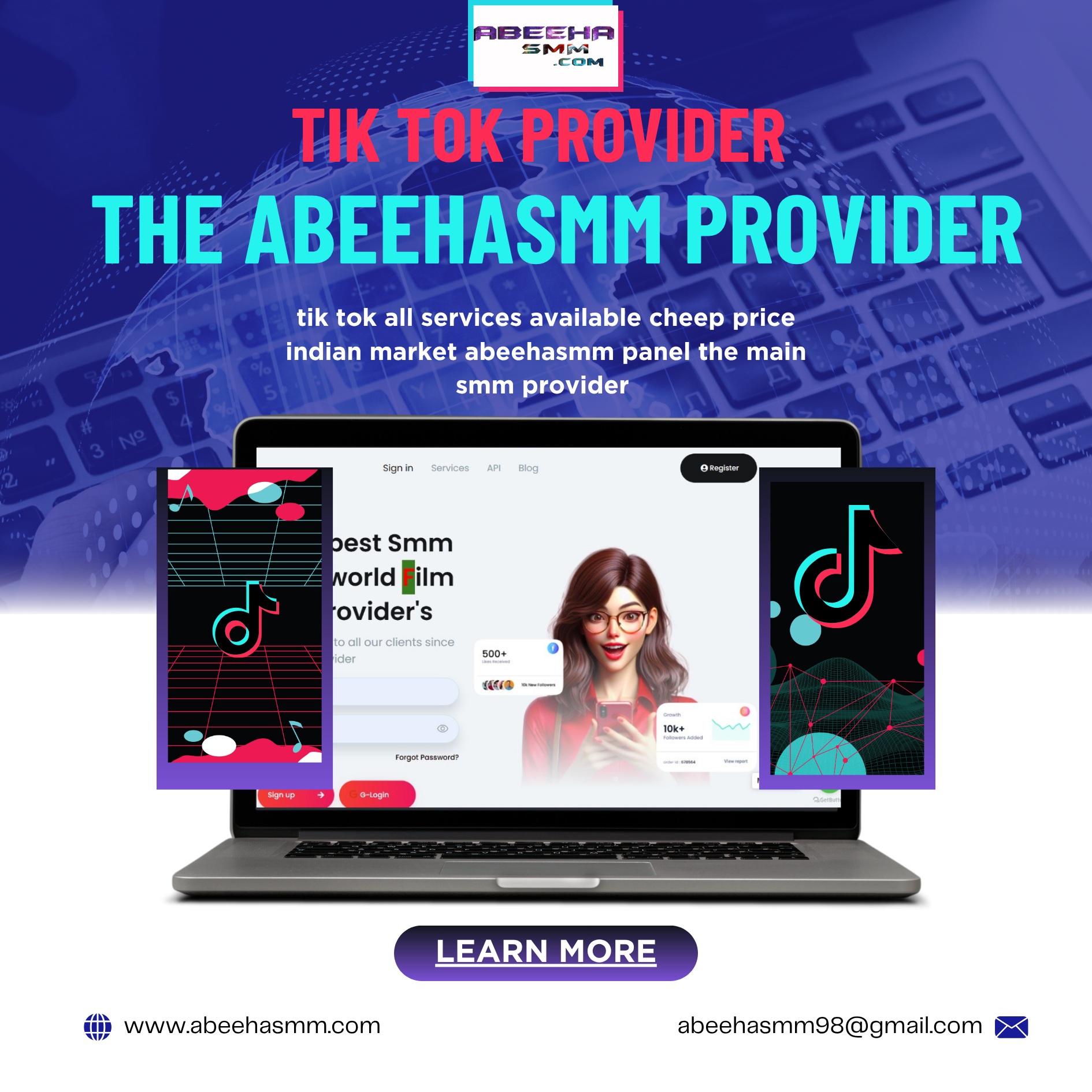 TikTok Service Fast in 10  Minutes  with The Abeehasmm provider