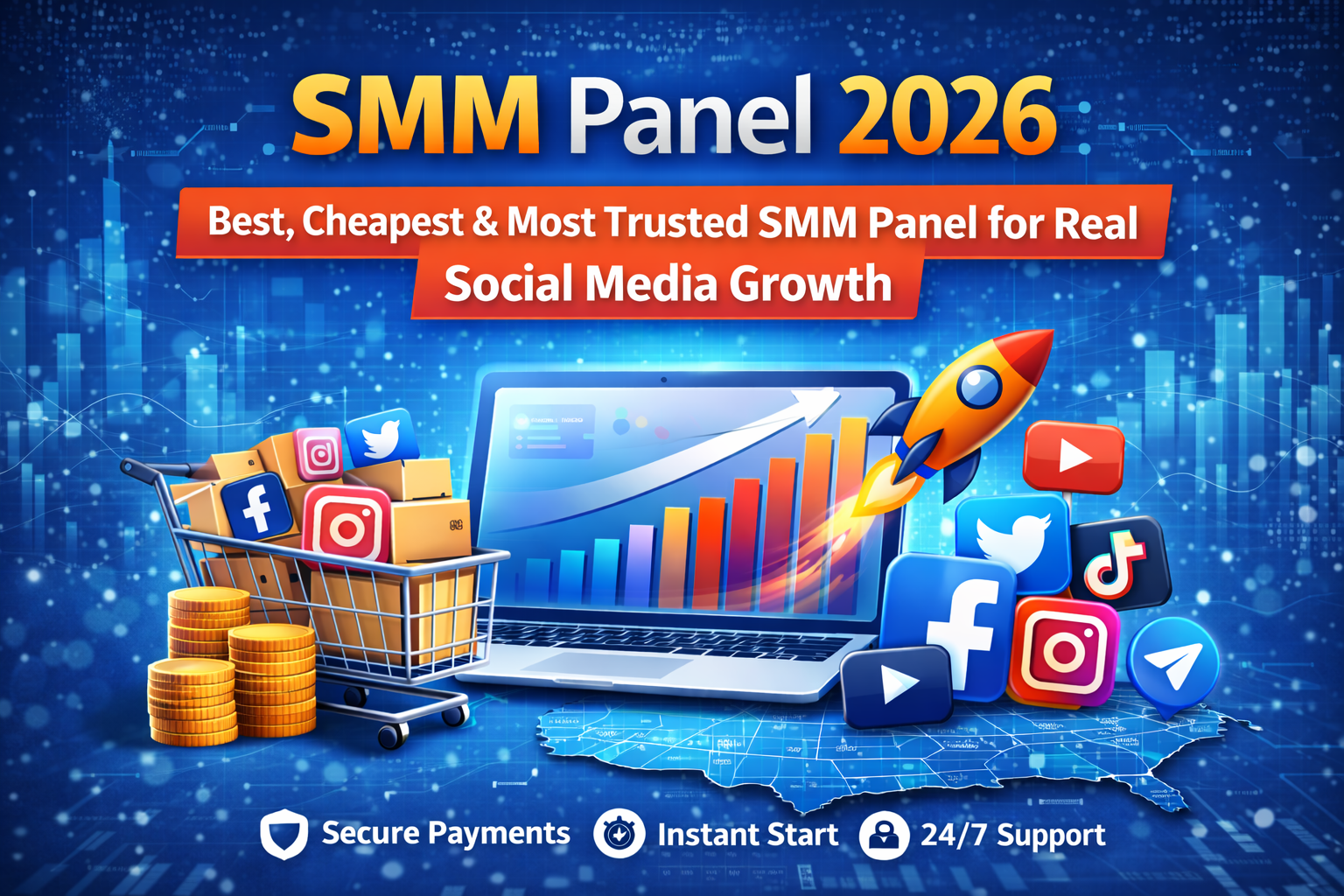 SMM Panel 2026 – Best, Cheapest & Most Trusted SMM Panel for Real Social Media Growth