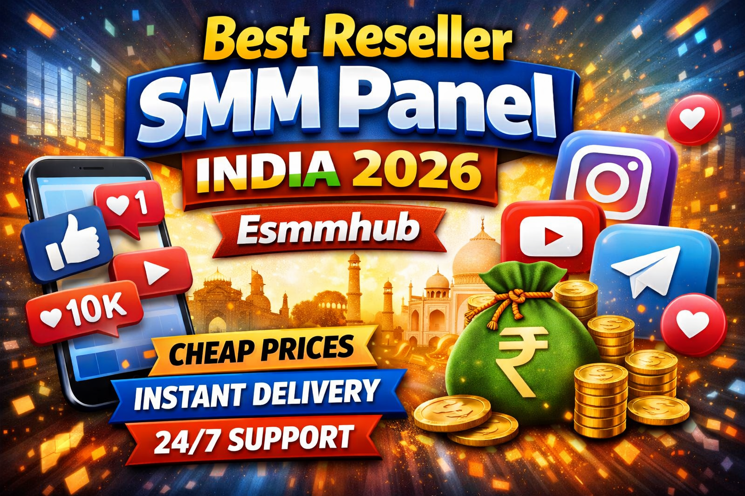 Best Reseller SMM Panel in India (2026) – Cheap & Reliable SMM Services