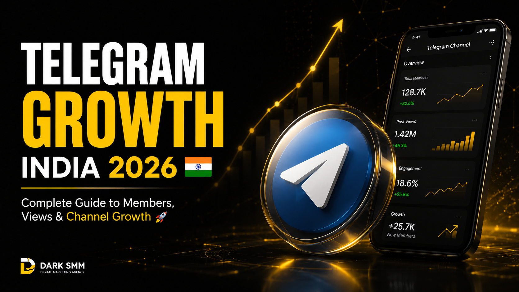 Telegram Growth India 2026 🇮🇳 – Complete Guide to Members, Views & Channel Growth 🚀