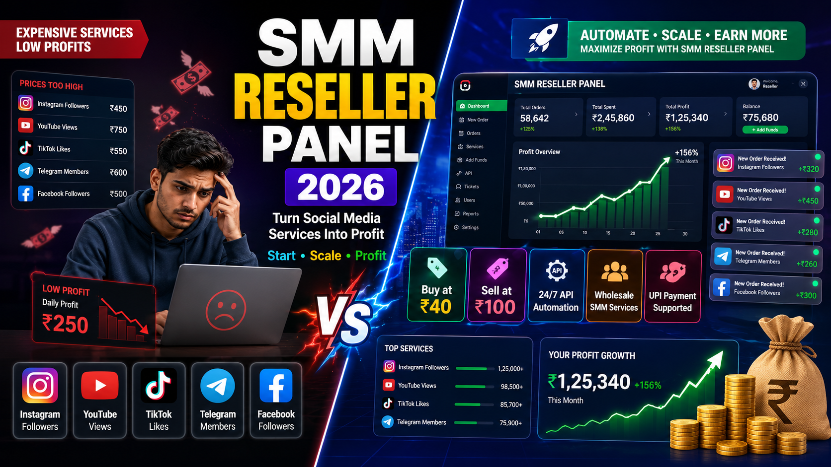 cheapest smm reseller panel
