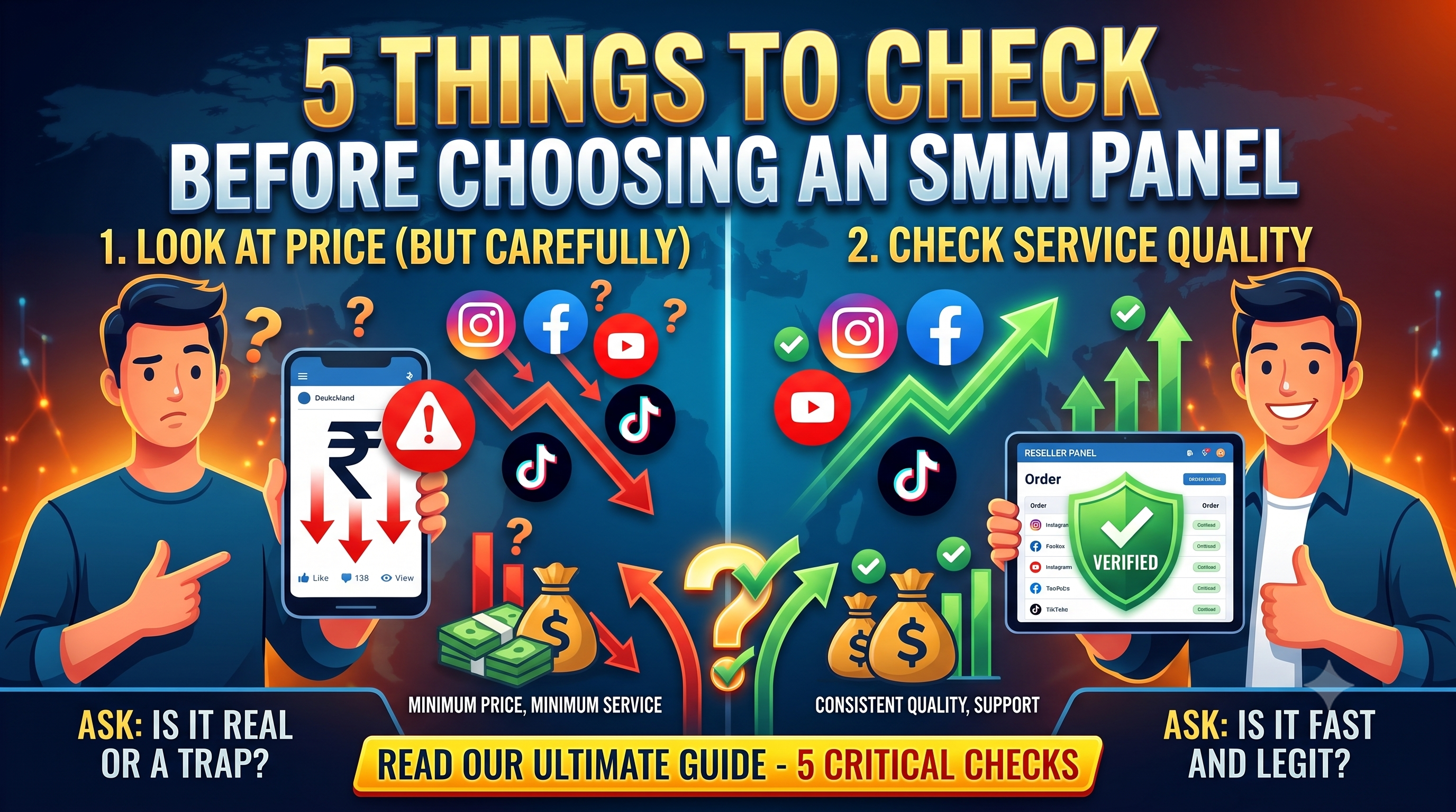 5 Things to Check Before Choosing an SMM Panel