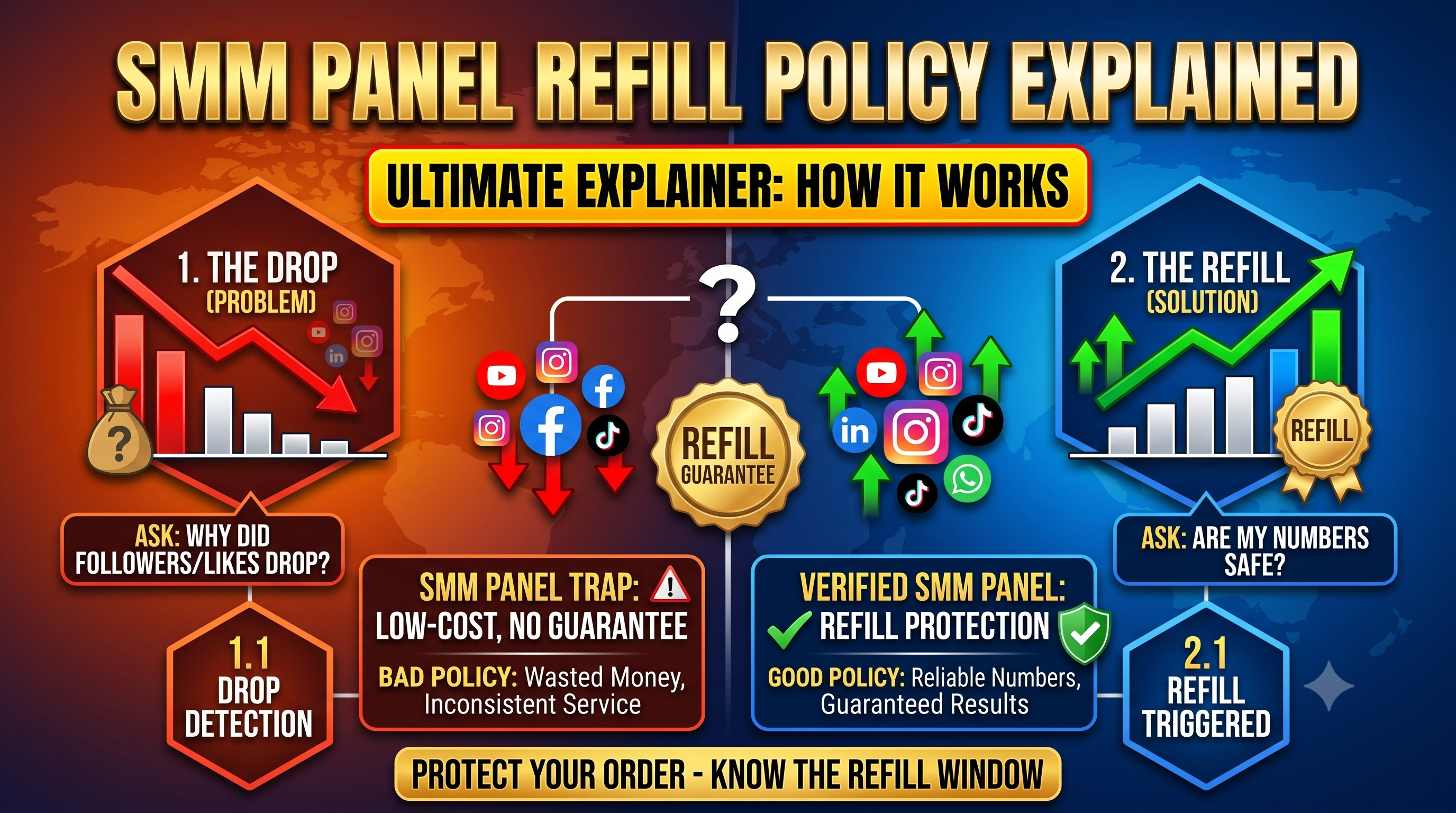 SMM Panel Refill Policy Explained