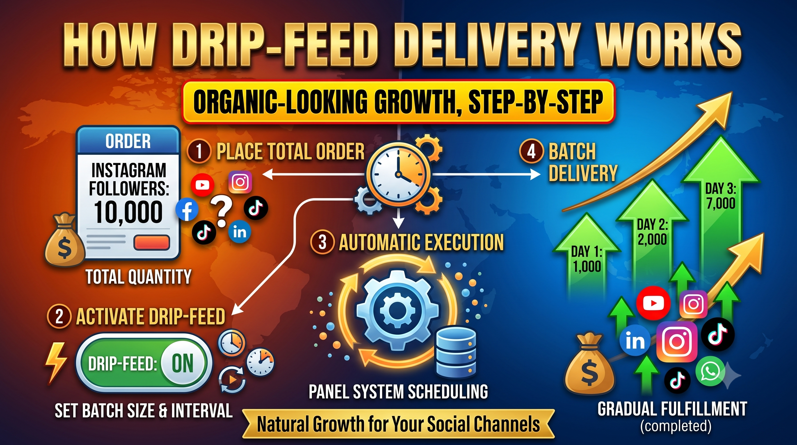 How Drip-Feed Delivery Works