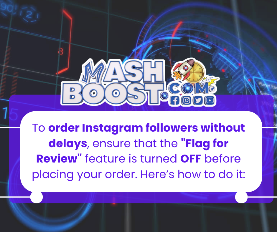 To order Instagram followers without delays, ensure that the 