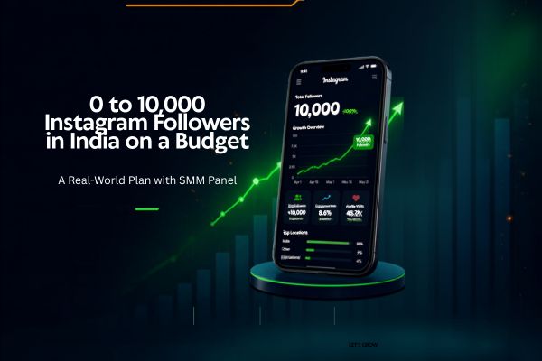 0 to 10,000 Instagram Followers in India on a Budget: A Real-World Plan with SMM Panel