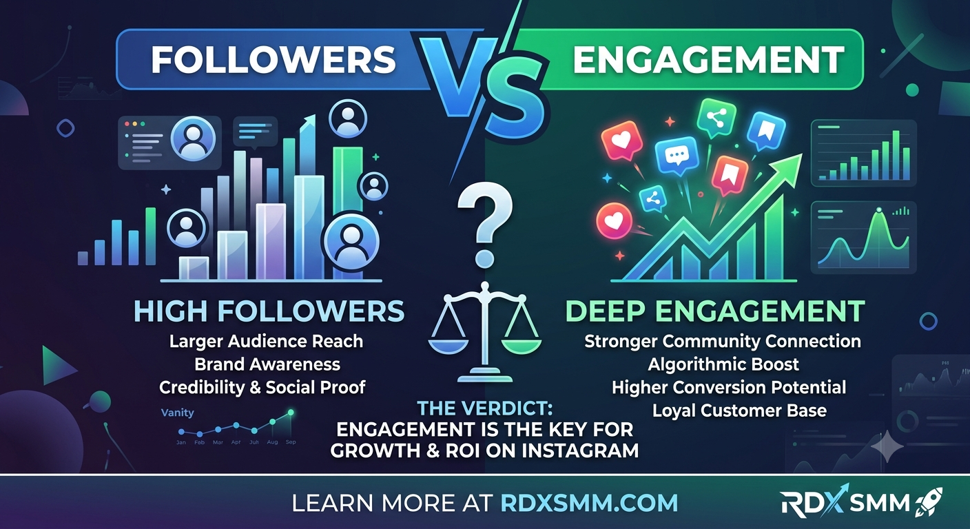 Instagram Followers vs Engagement: What Matters More?