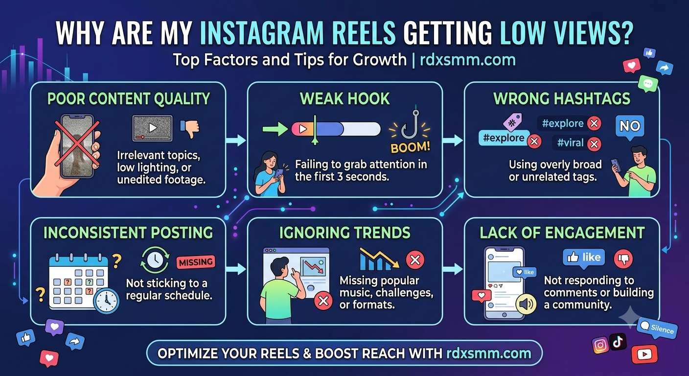 Why Are My Instagram Reels Getting Low Views? 15 Reasons and How to Fix Them