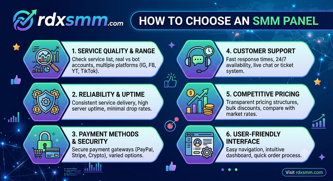 How to Choose an SMM Panel: Complete Buyer’s Guide