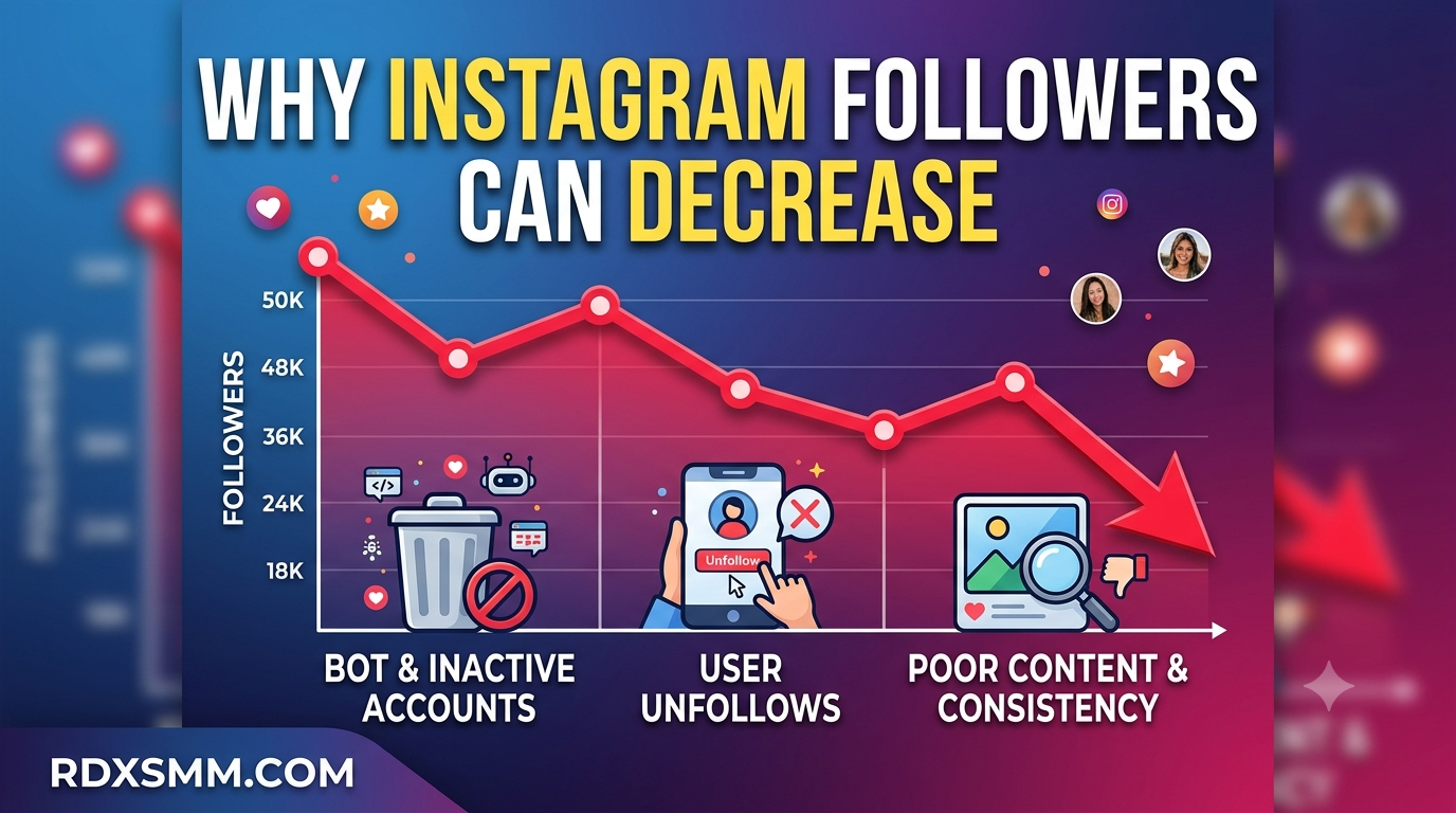 Why Instagram Followers Can Decrease: Common Reasons and How to Fix It