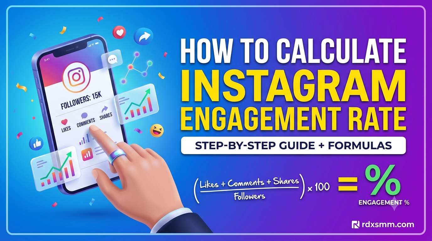 How to Calculate Instagram Engagement Rate: Formula, Examples & Complete Guide